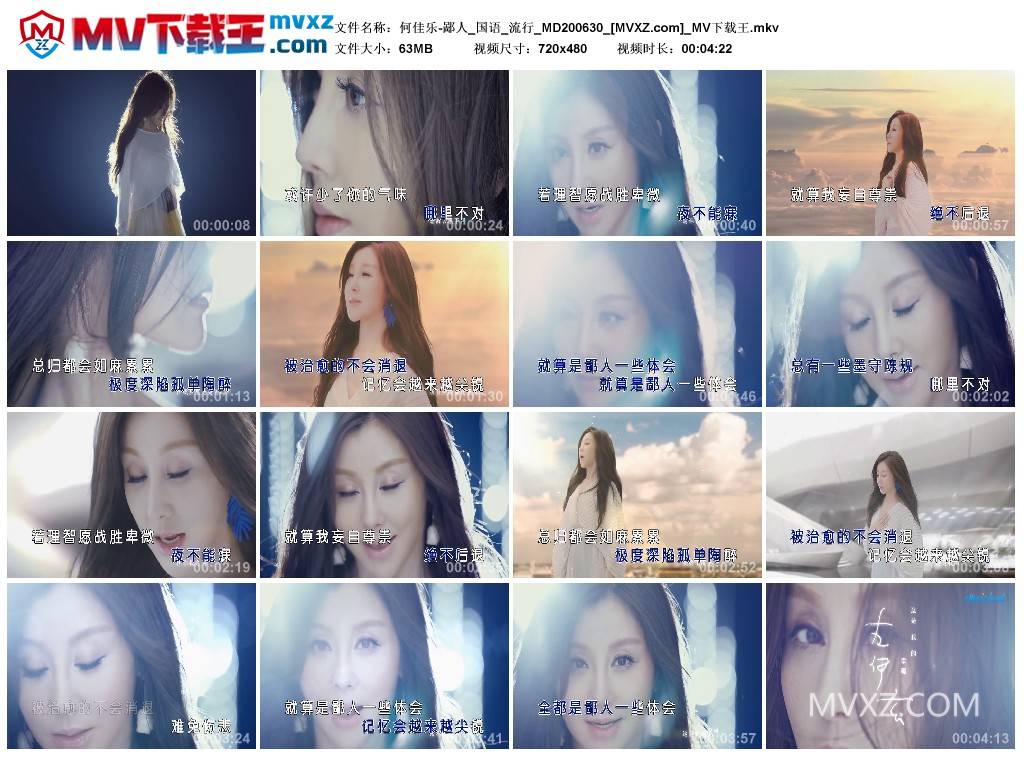 何佳乐-鄙人_国语_流行_MD200630